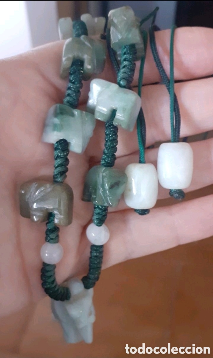 Joyeria: Collar 11 elefantes de jade - Foto 4