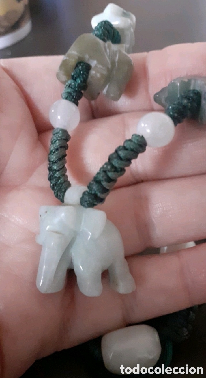 Joyeria: Collar 11 elefantes de jade - Foto 1