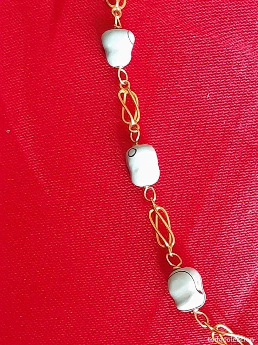 Joyeria: Collar de turquesas y oro 14KGF - Foto 2
