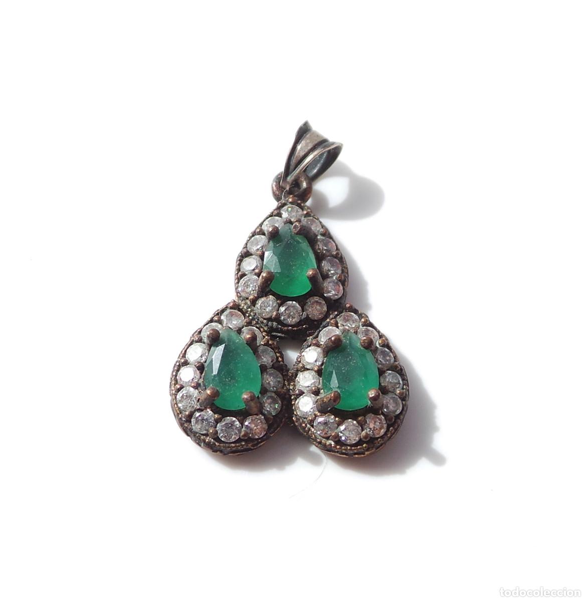 Joyeria: COLGANTE CON PIEDRAS ENGASTADAS. - Foto 3