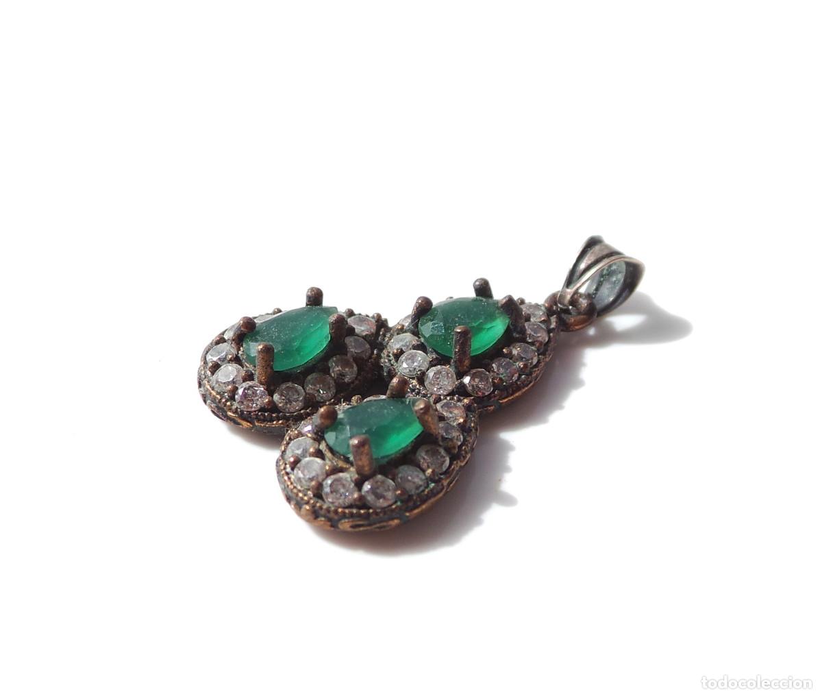 Joyeria: COLGANTE CON PIEDRAS ENGASTADAS. - Foto 4