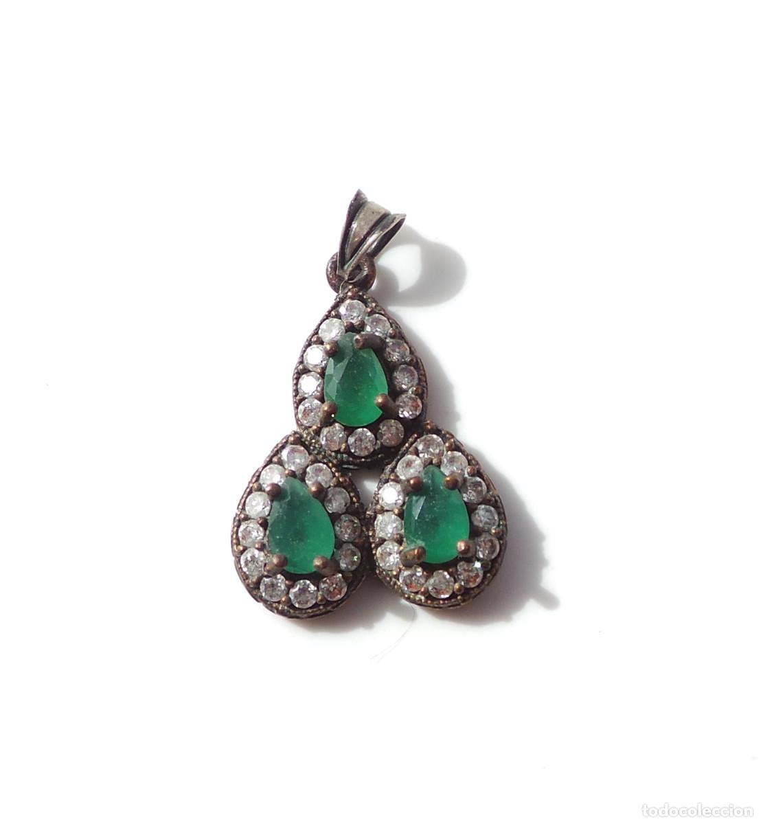 Joyeria: COLGANTE CON PIEDRAS ENGASTADAS. - Foto 5