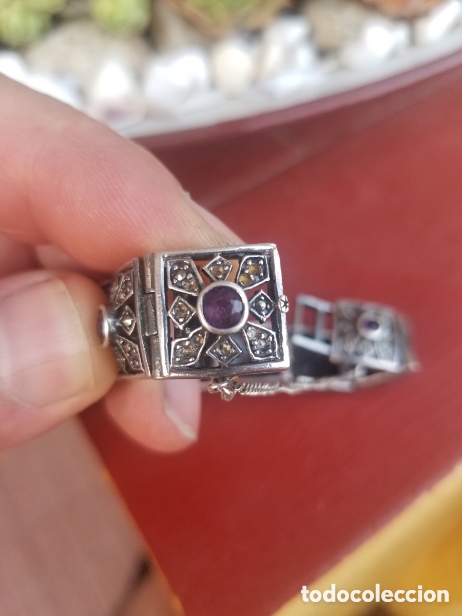 Joyeria: Pulsera plata de piezas con piedras - Foto 3