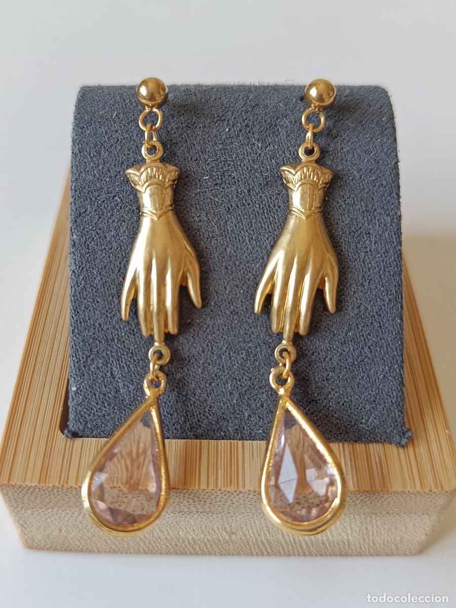Joyeria: ⏳ Pendientes vintage manitas victorianas