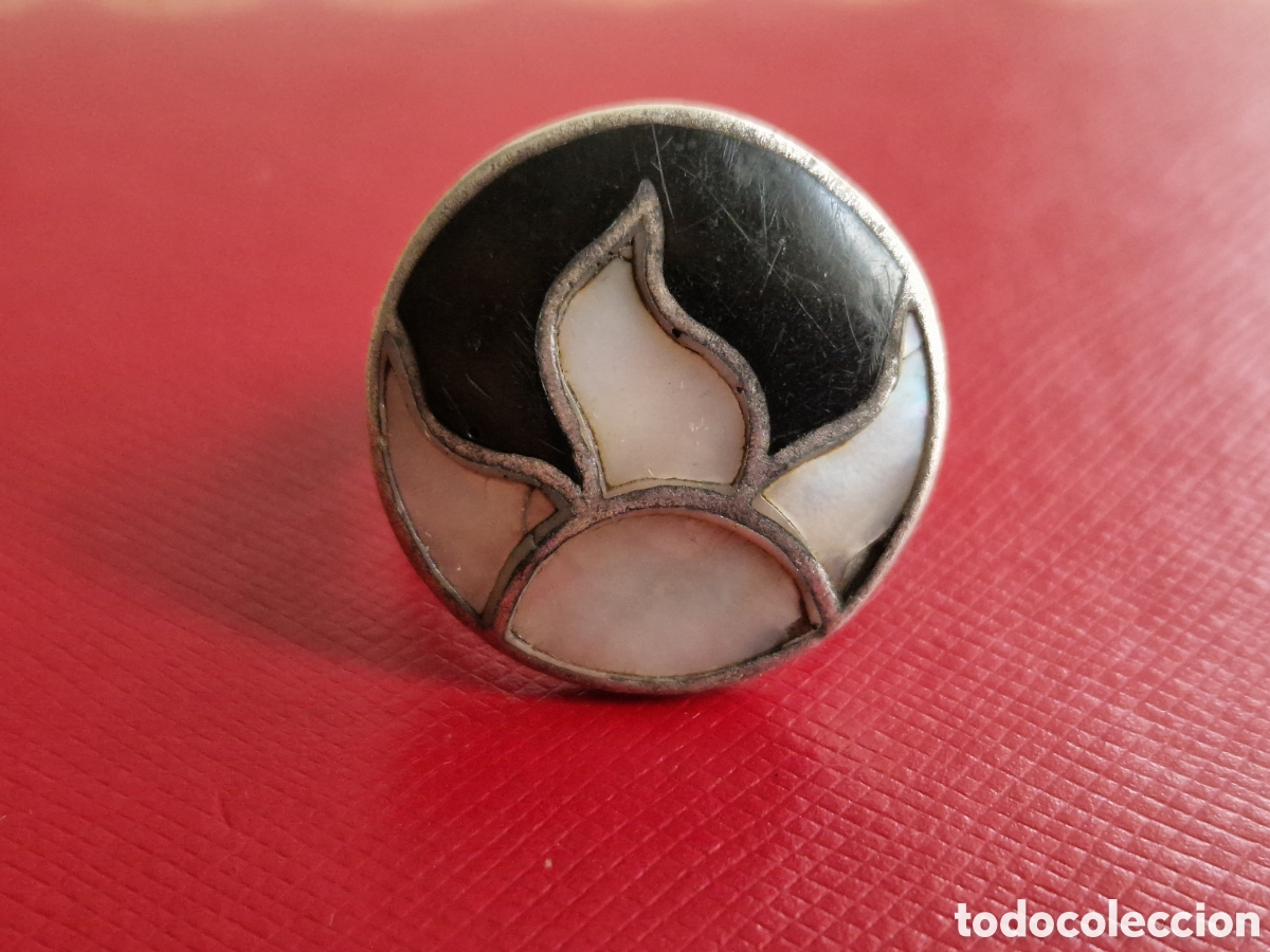 Joyeria: ANILLO DE PLATA DE LEY Y NACAR - Foto 2