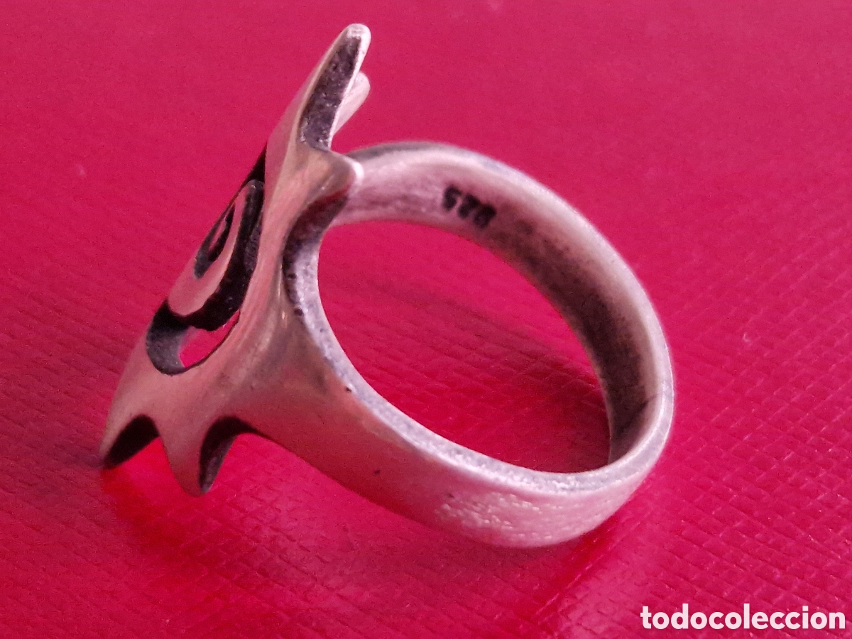 Joyeria: ANILLO DE PLATA DE LEY CONTRASTES - Foto 3