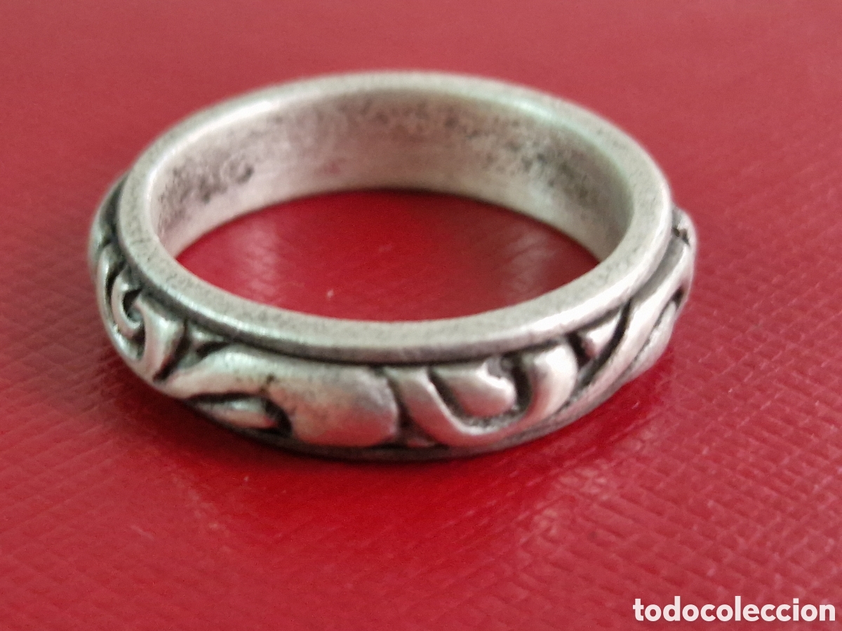 Joyeria: ANILLO DE PLATA DE LEY CONTRASTES - Foto 3
