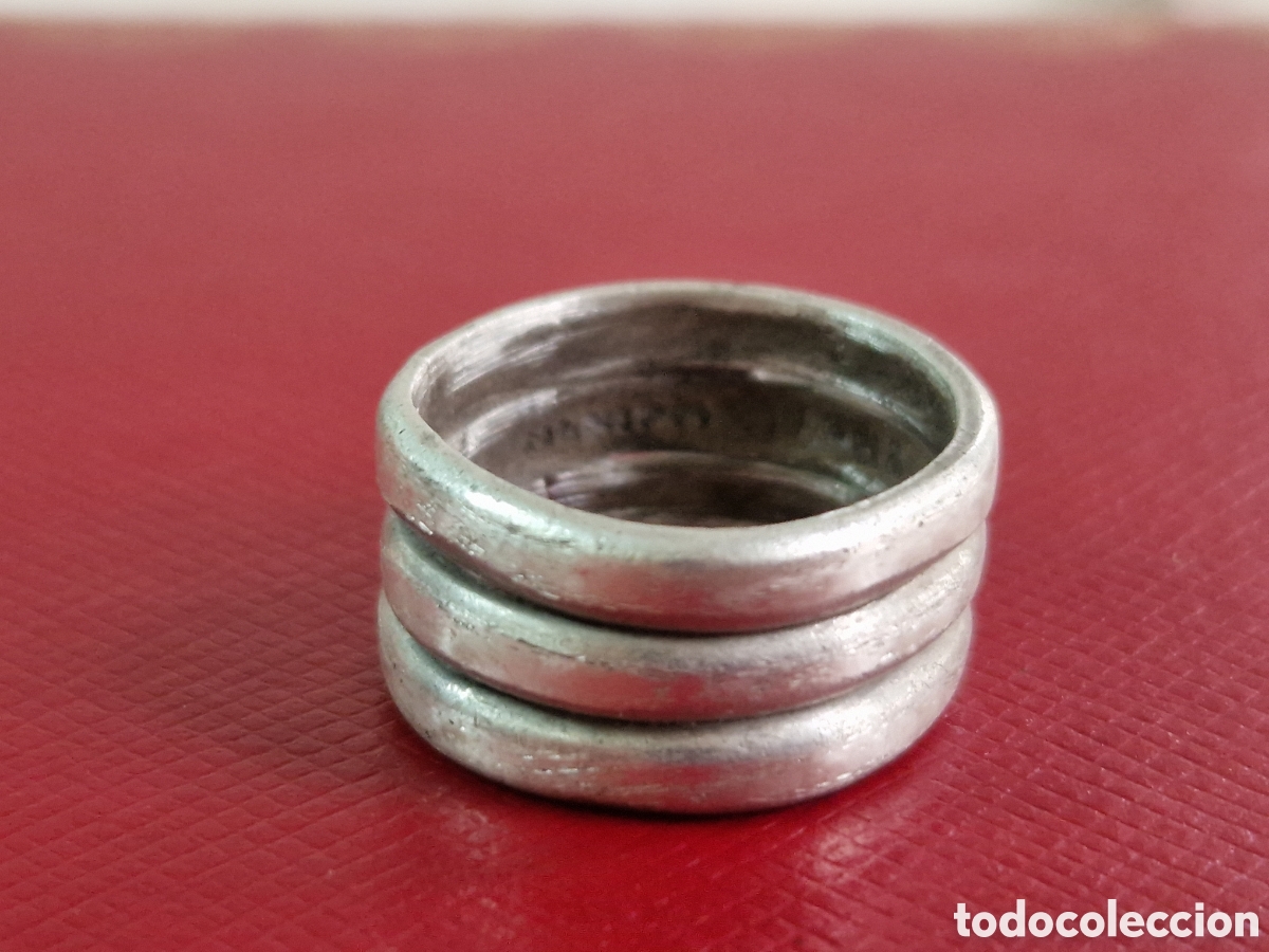 Joyeria: ANILLO DE PLATA DE LEY CONTRASTES - Foto 1