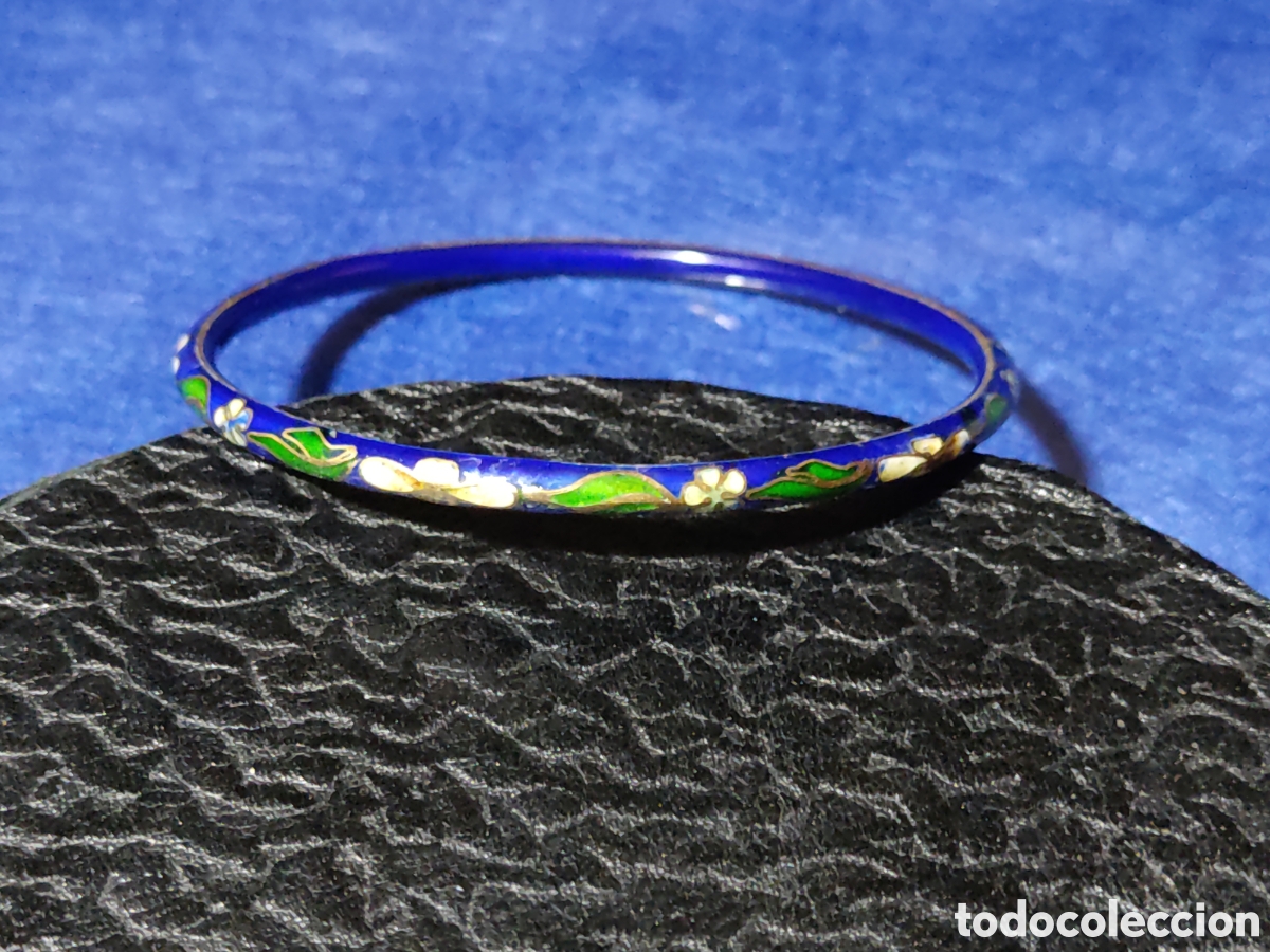 Joyeria: Pulsera esmaltada, cloisonne. - Foto 2