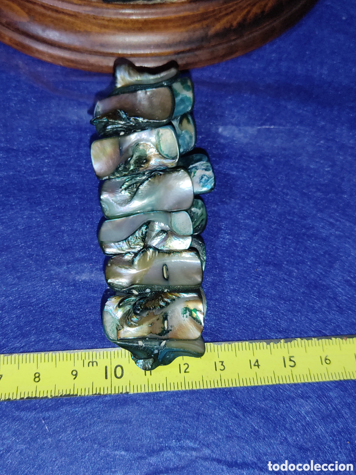 Joyeria: Pulsera de n&aacute;car, &Aacute;valon.vintage. - Foto 5