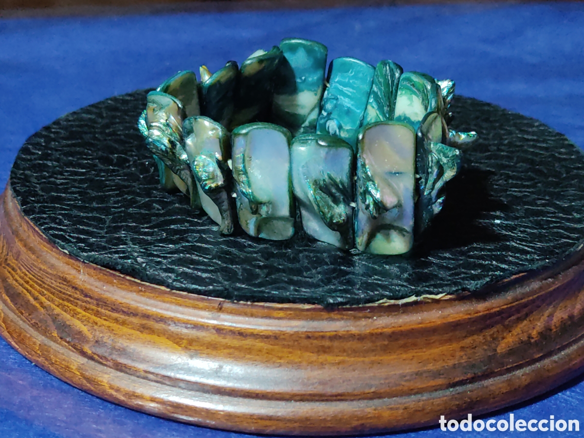Joyeria: Pulsera de n&aacute;car, &Aacute;valon.vintage. - Foto 1