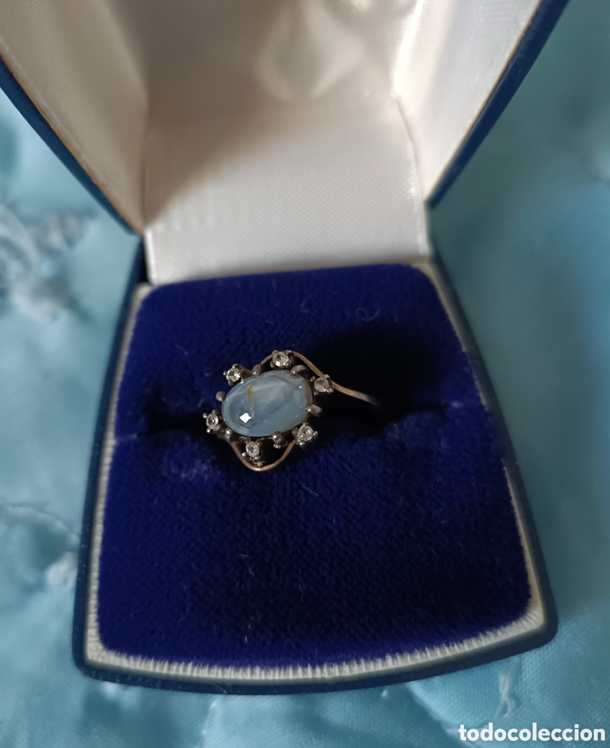 Joyeria: Anillo con el zafiro estrella azul - Foto 1