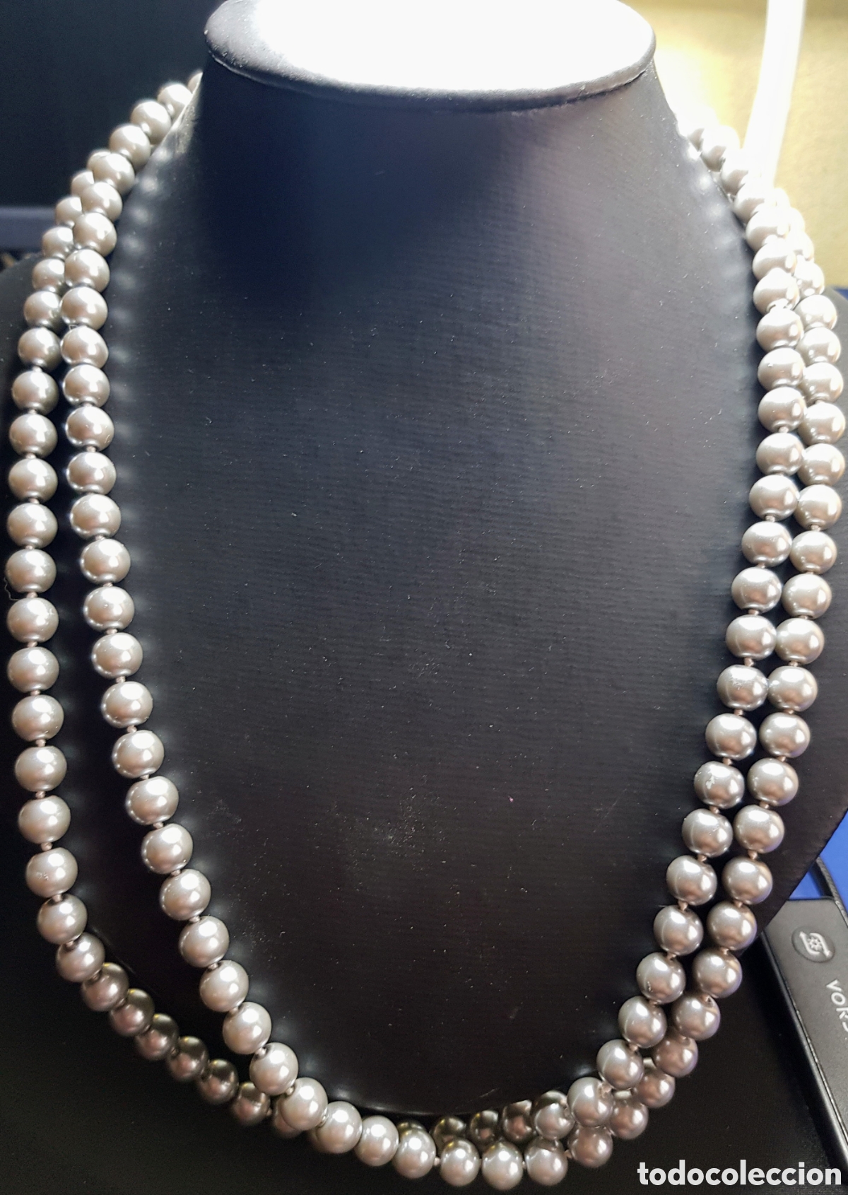Joyeria: Collar de Perlas Grises Nacar anudadas - Foto 1