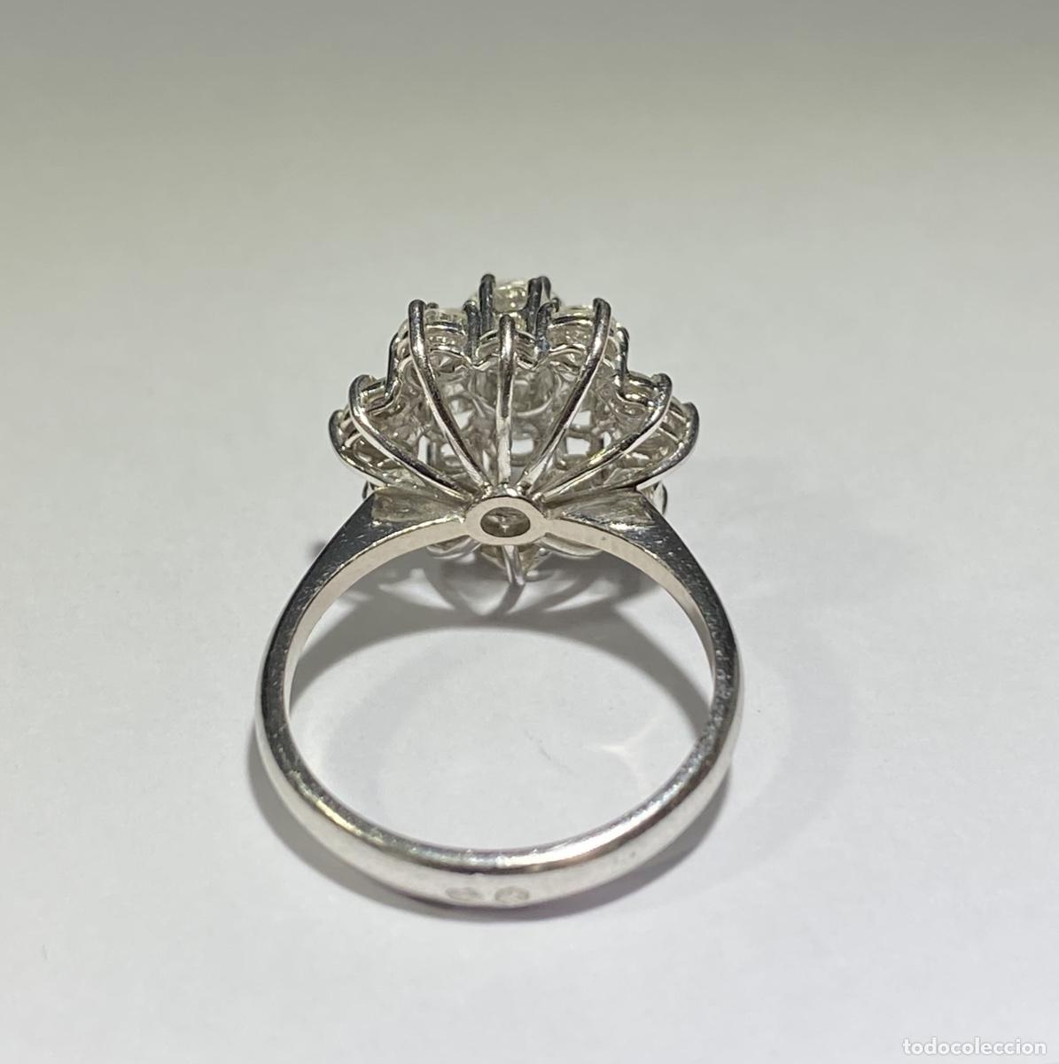 Joyeria: Anillo roset&oacute;n de oro con diamantes - Foto 7