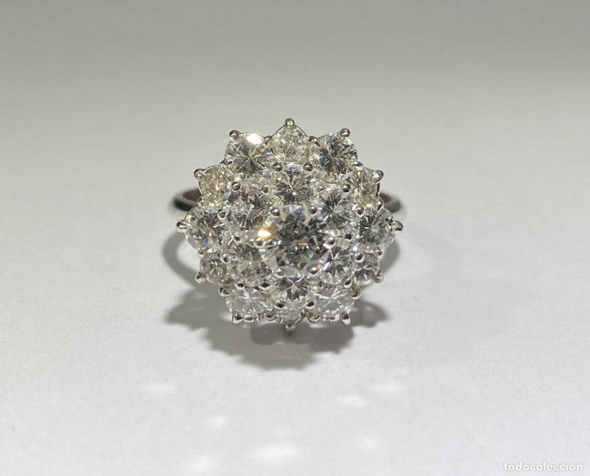 Joyeria: Anillo roset&oacute;n de oro con diamantes - Foto 9