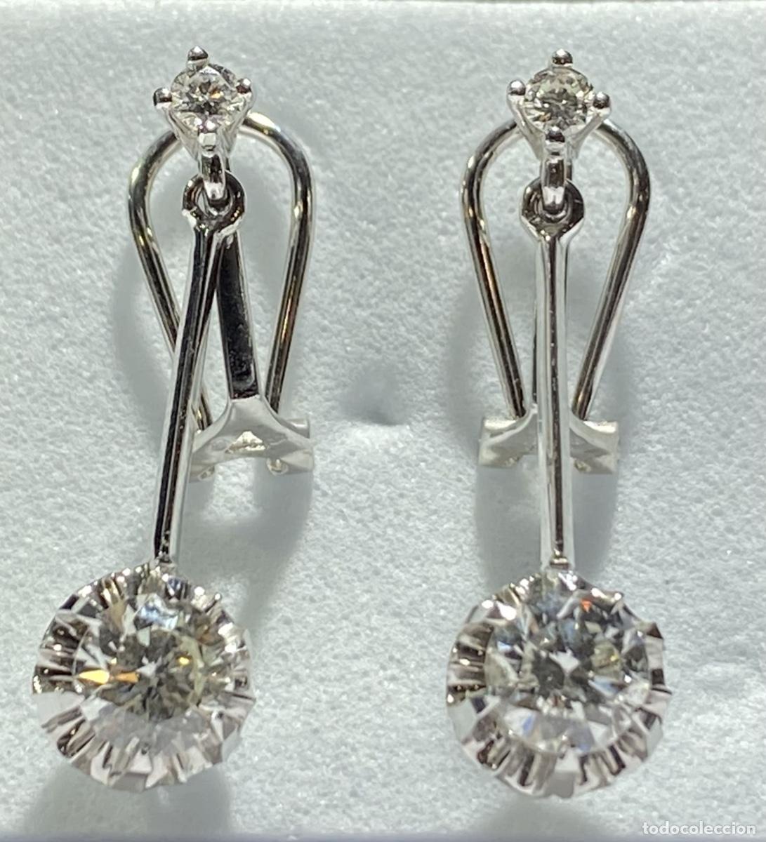 Joyeria: Pendientes de oro con diamantes - Foto 4