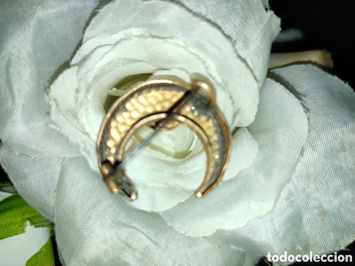Joyeria: BROCHE MODERNISTA LUNA CRECIENTE - Foto 6