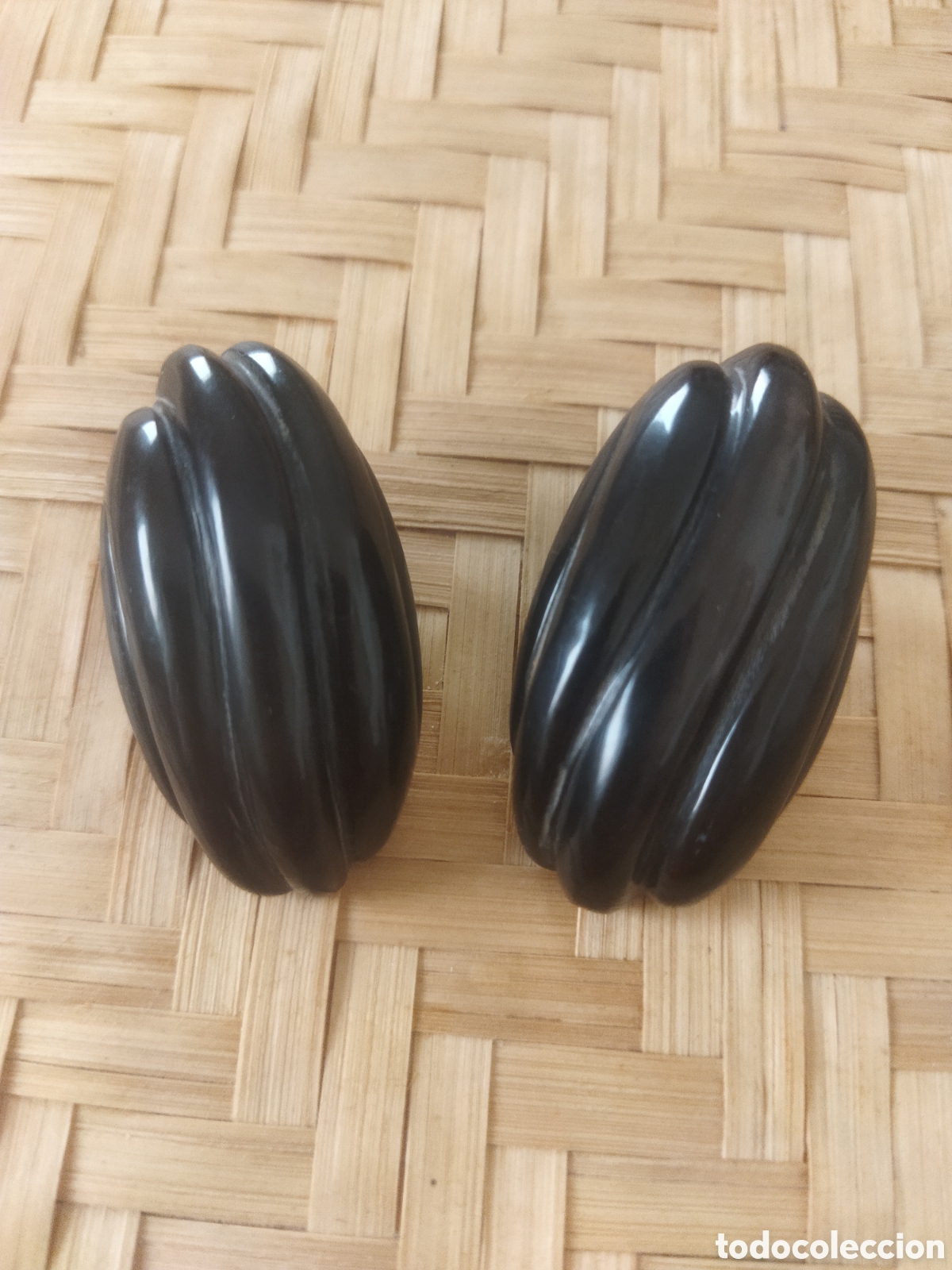 Schmuck: PENDIENTES DE EBANO