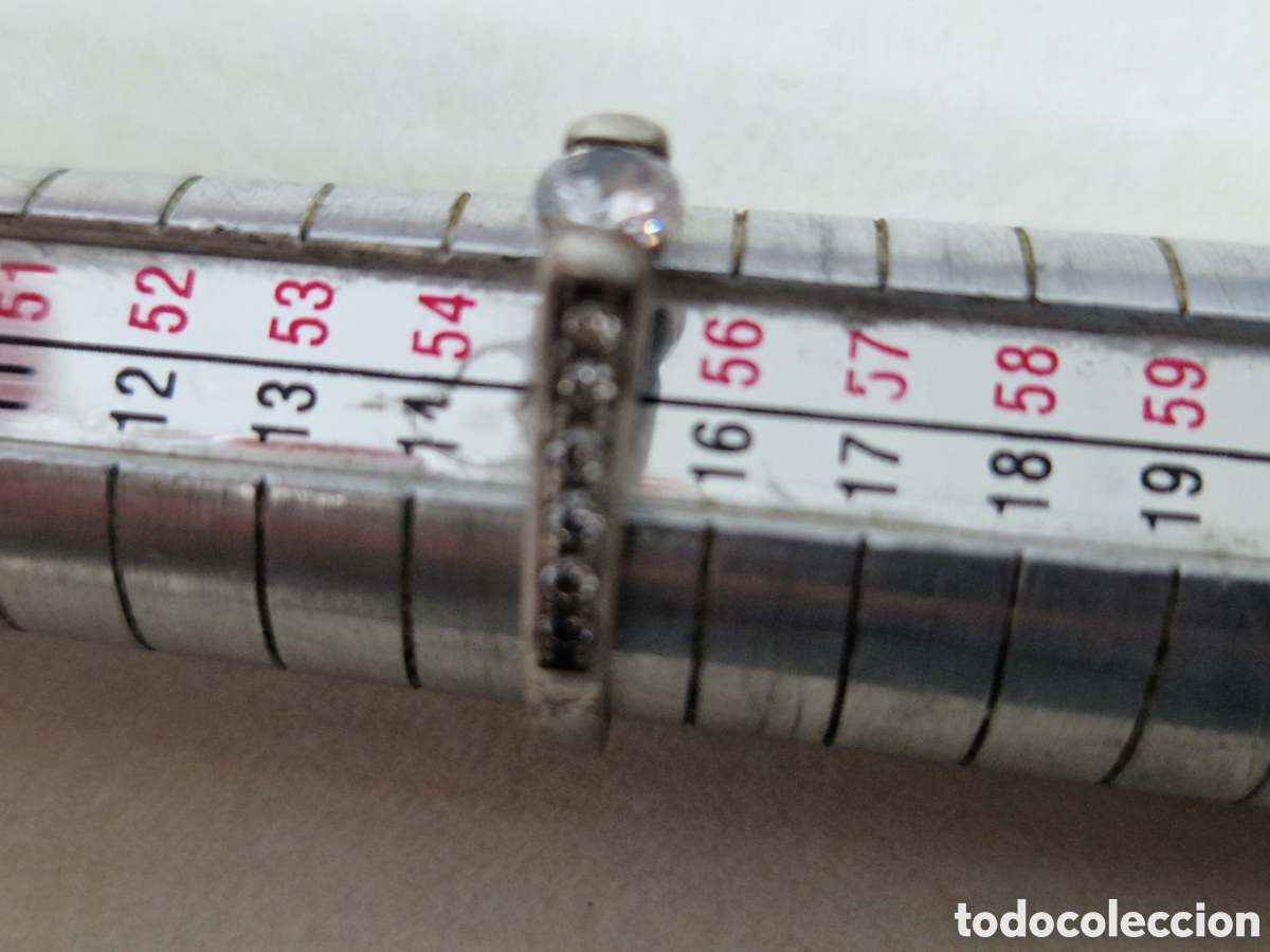 Joyeria: BONITO ANILLO EN PLATA DE LEY Y CIRCONITAS - Foto 4
