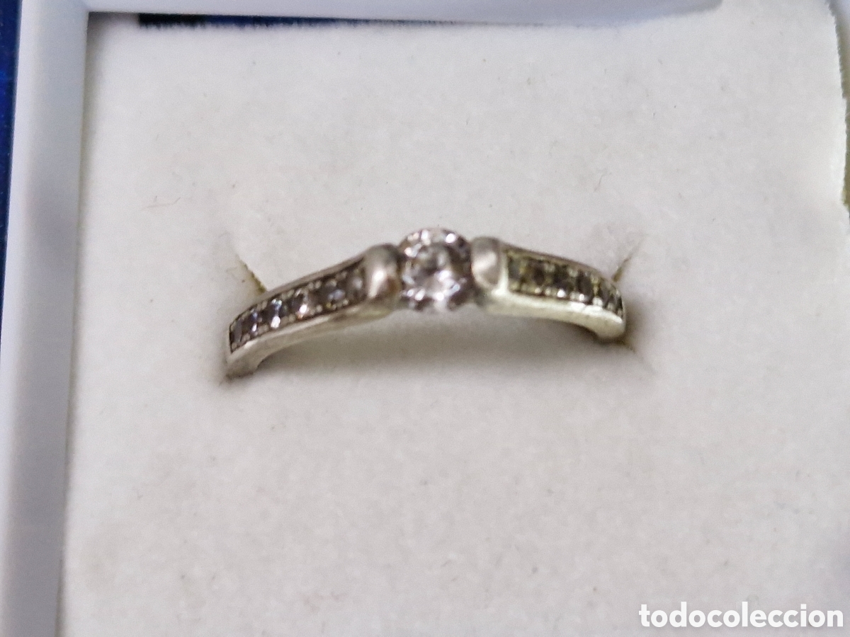 Joyeria: BONITO ANILLO EN PLATA DE LEY Y CIRCONITAS - Foto 1
