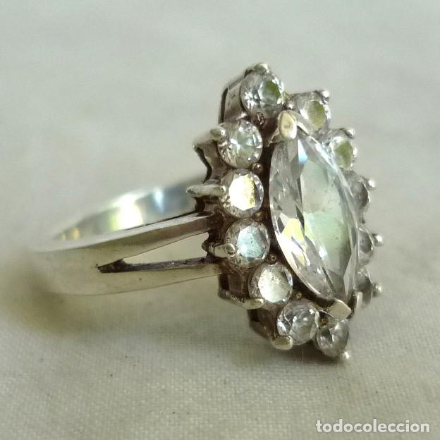 Joyeria: Anillo de plata 925 con circonitas - Foto 1