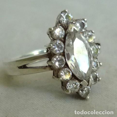 Joyeria: Anillo de plata 925 con circonitas - Foto 2