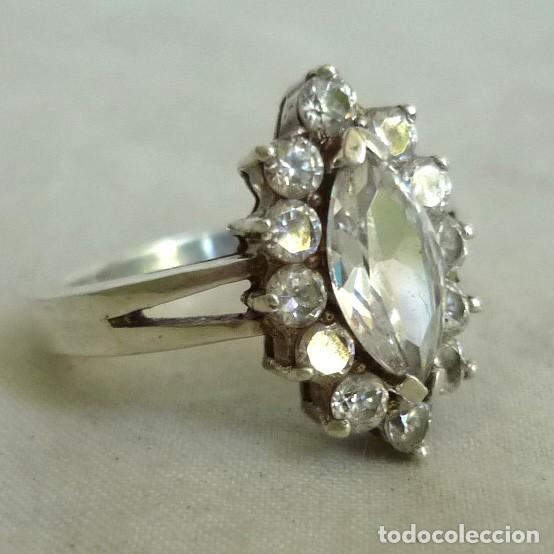 Joyeria: Anillo de plata 925 con circonitas - Foto 4