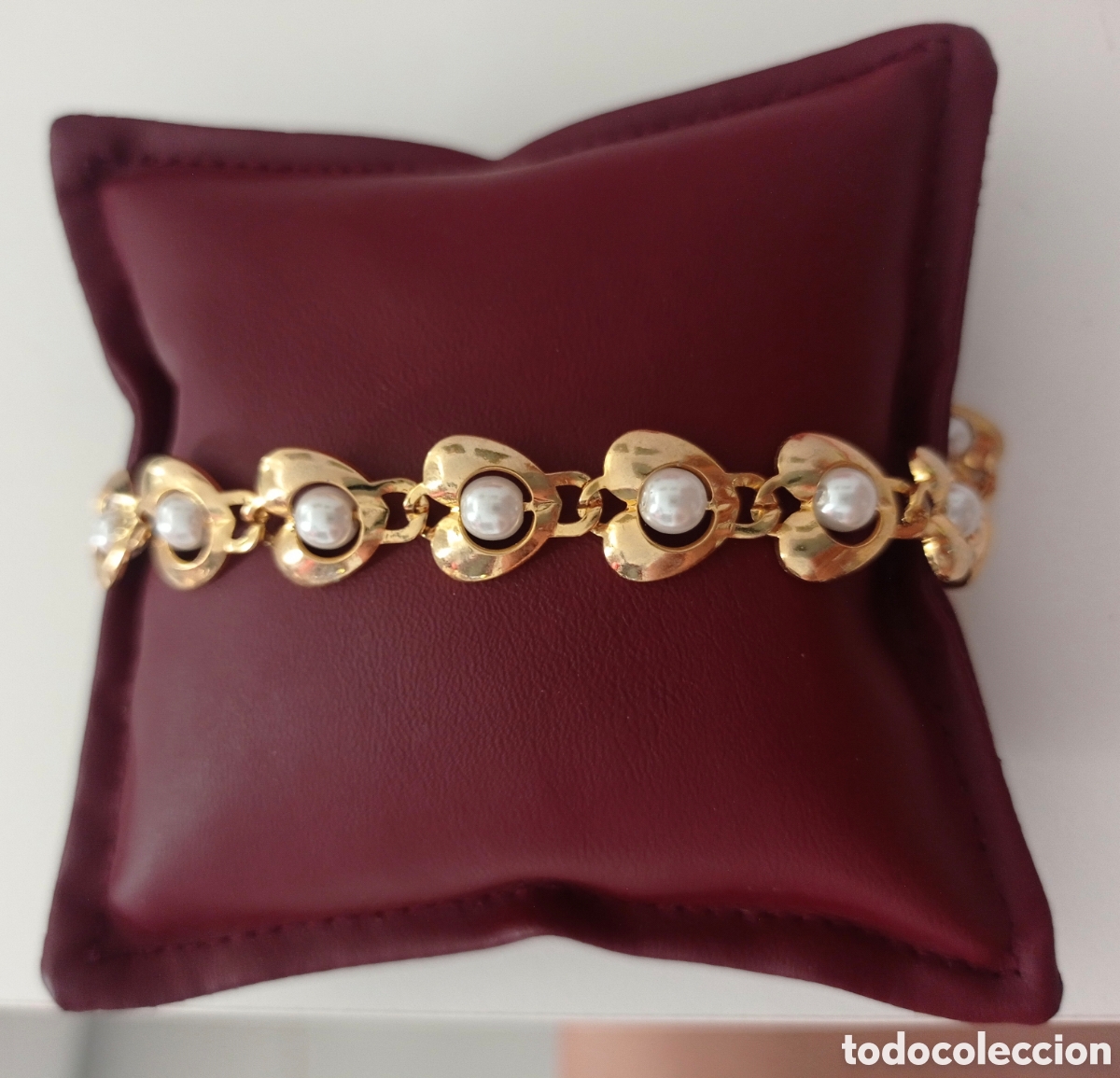 Joyeria: ⚜️ FABULOSA PULSERA CON PERLAS PL 14 K - Foto 1