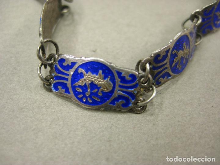 Joyeria: PULSERA DE PLATA Y ESMALTES. STERLING SILVER - Foto 2