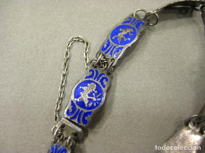 Joyeria: PULSERA DE PLATA Y ESMALTES. STERLING SILVER - Foto 3