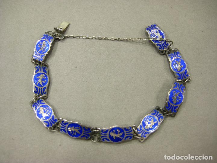 Joyeria: PULSERA DE PLATA Y ESMALTES. STERLING SILVER - Foto 5