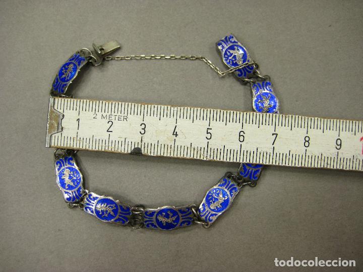 Joyeria: PULSERA DE PLATA Y ESMALTES. STERLING SILVER - Foto 6