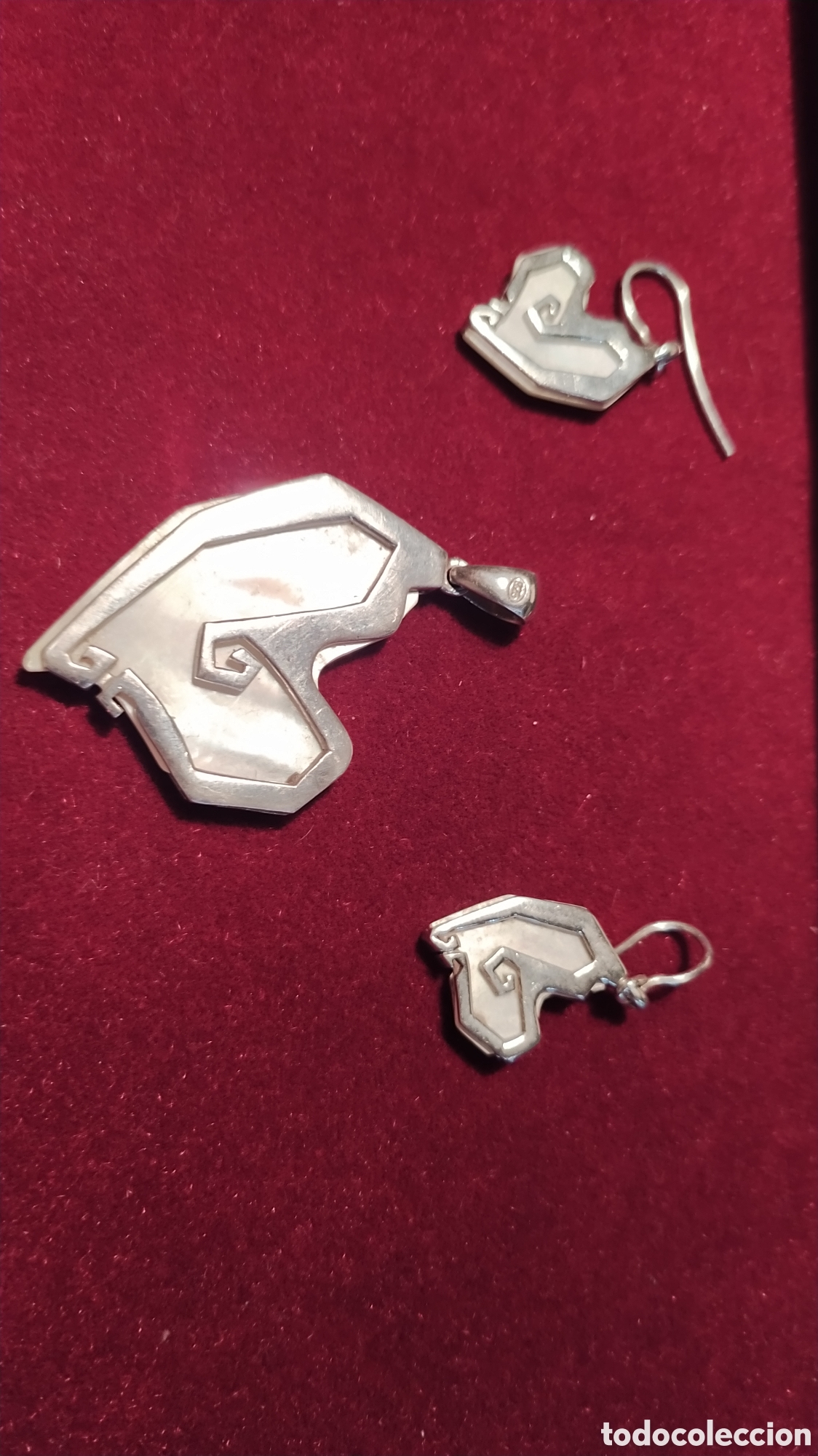 Joyeria: Pendientes y colgante madre Perla y plata - Foto 2