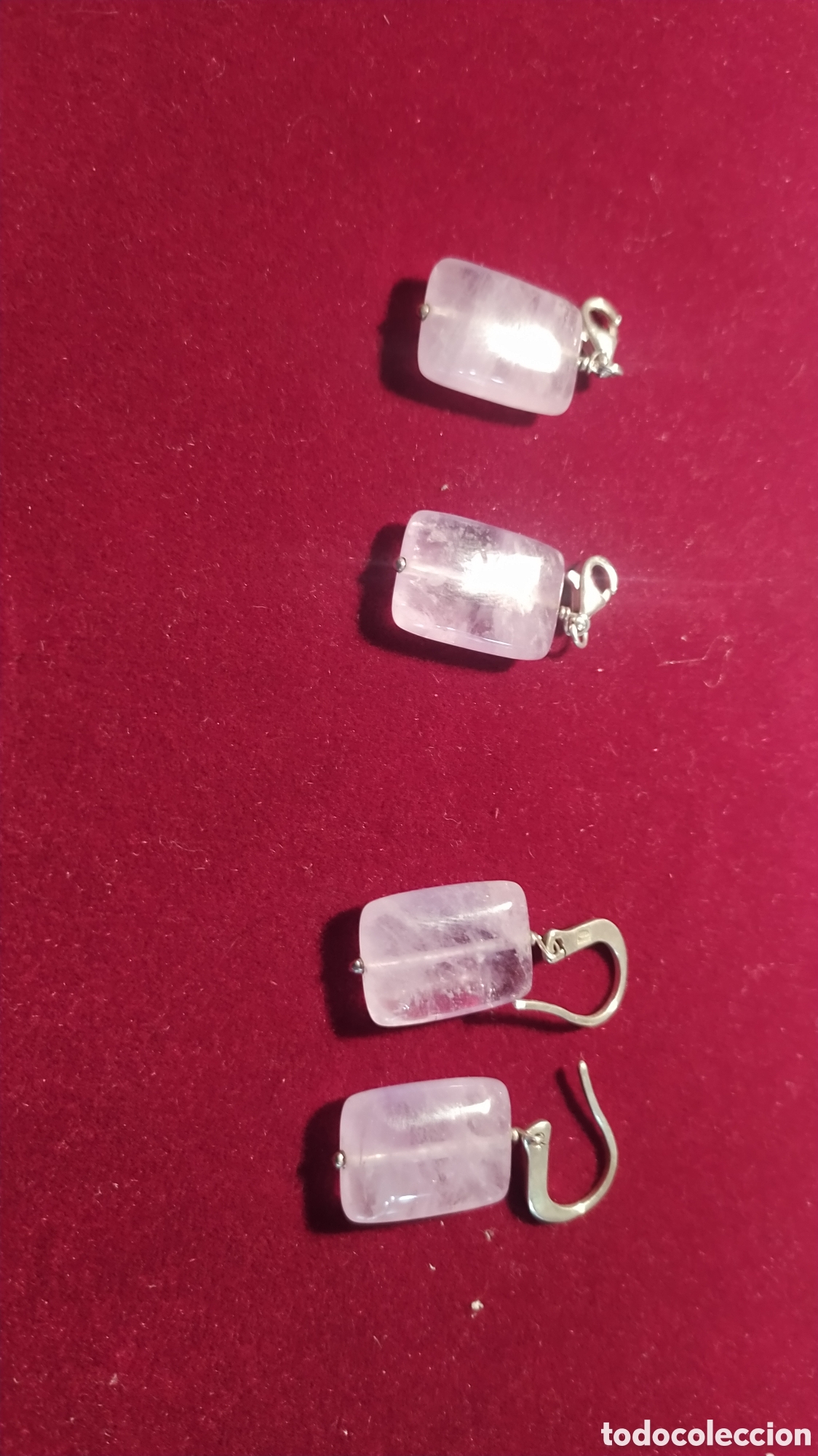 Joyeria: Pendientes y colgantes plata y piedras violetas - Foto 1