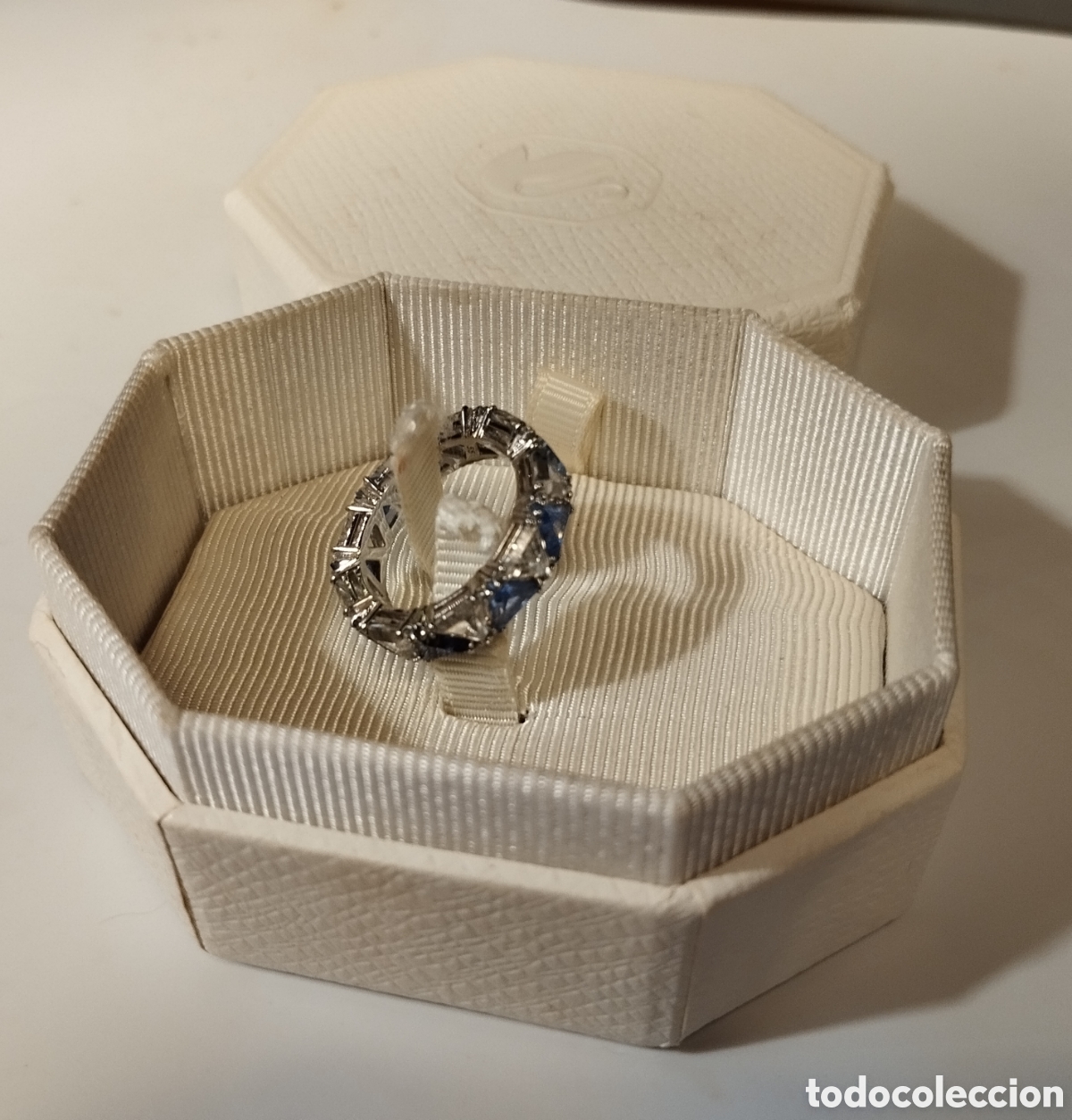 Joyeria: Anillo Swarovski tonos azules - Foto 4