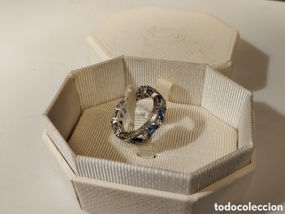Joyeria: Anillo Swarovski tonos azules - Foto 6