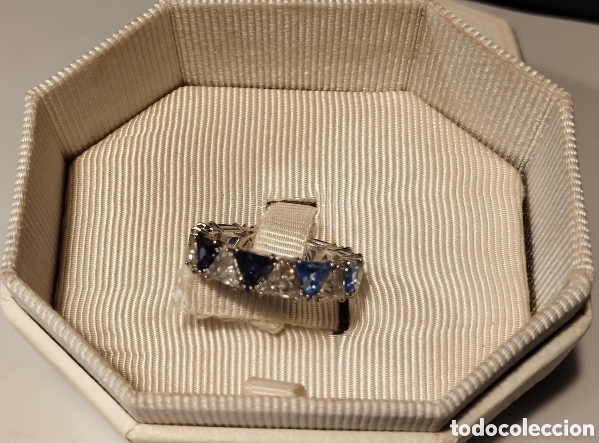 Joyeria: Anillo Swarovski tonos azules - Foto 7
