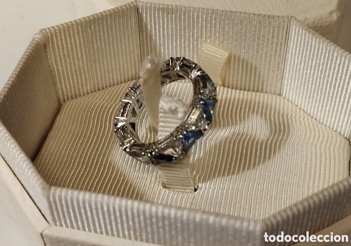 Joyeria: Anillo Swarovski tonos azules - Foto 8