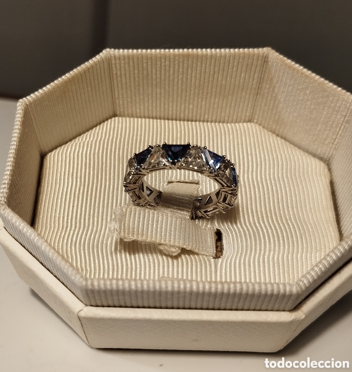 Joyeria: Anillo Swarovski tonos azules - Foto 9