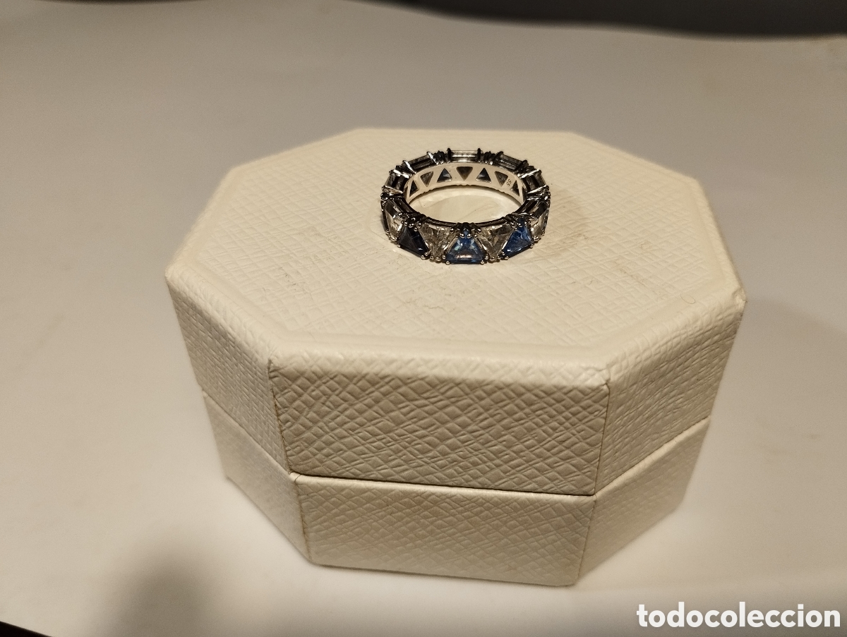 Joyeria: Anillo Swarovski tonos azules - Foto 3
