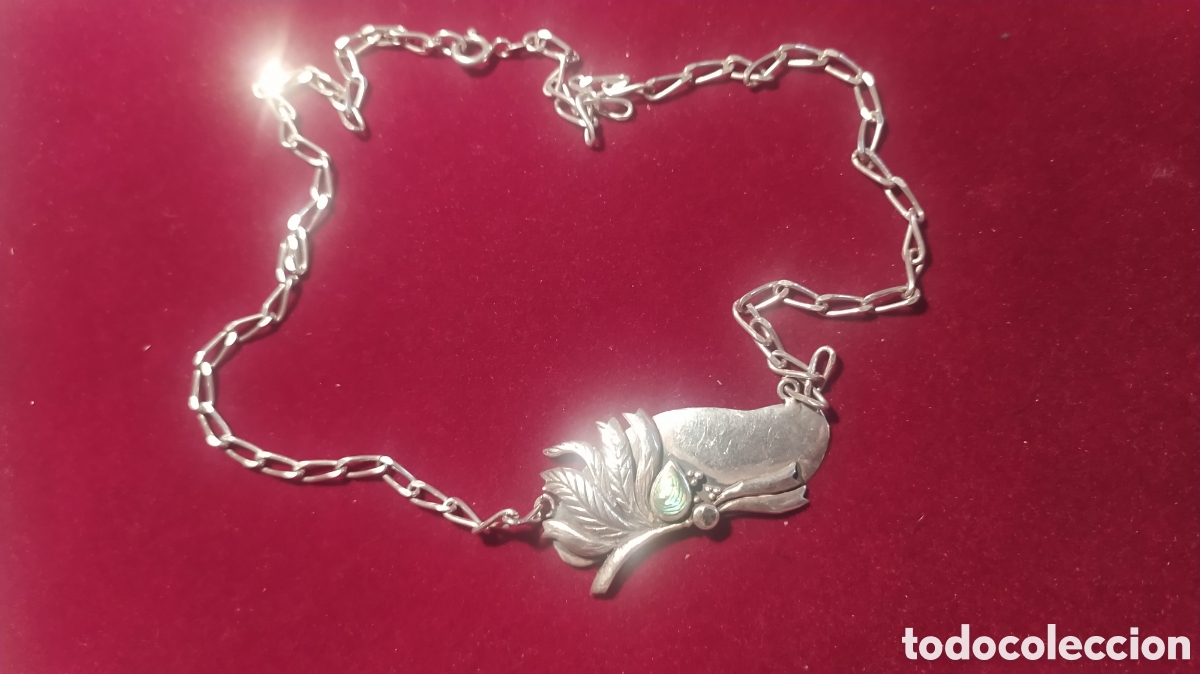 Joyeria: Antigua gargantilla de plata - Foto 1