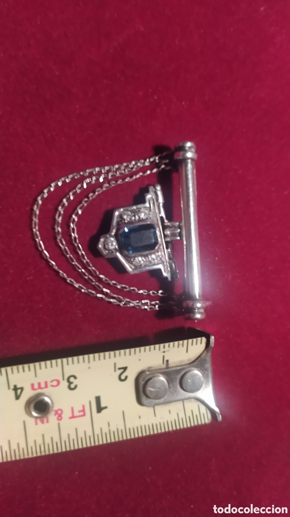 Joyeria: Broche antiguo, prendedor - Foto 2