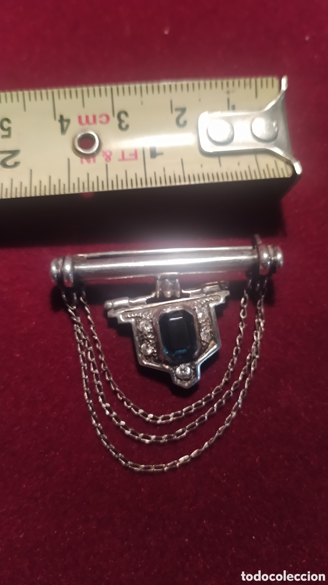 Joyeria: Broche antiguo, prendedor - Foto 1