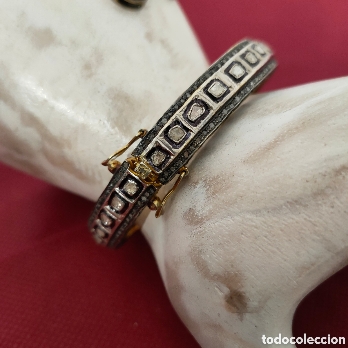 Joyeria: Pulsera plata oro y diamantes testada - Foto 2