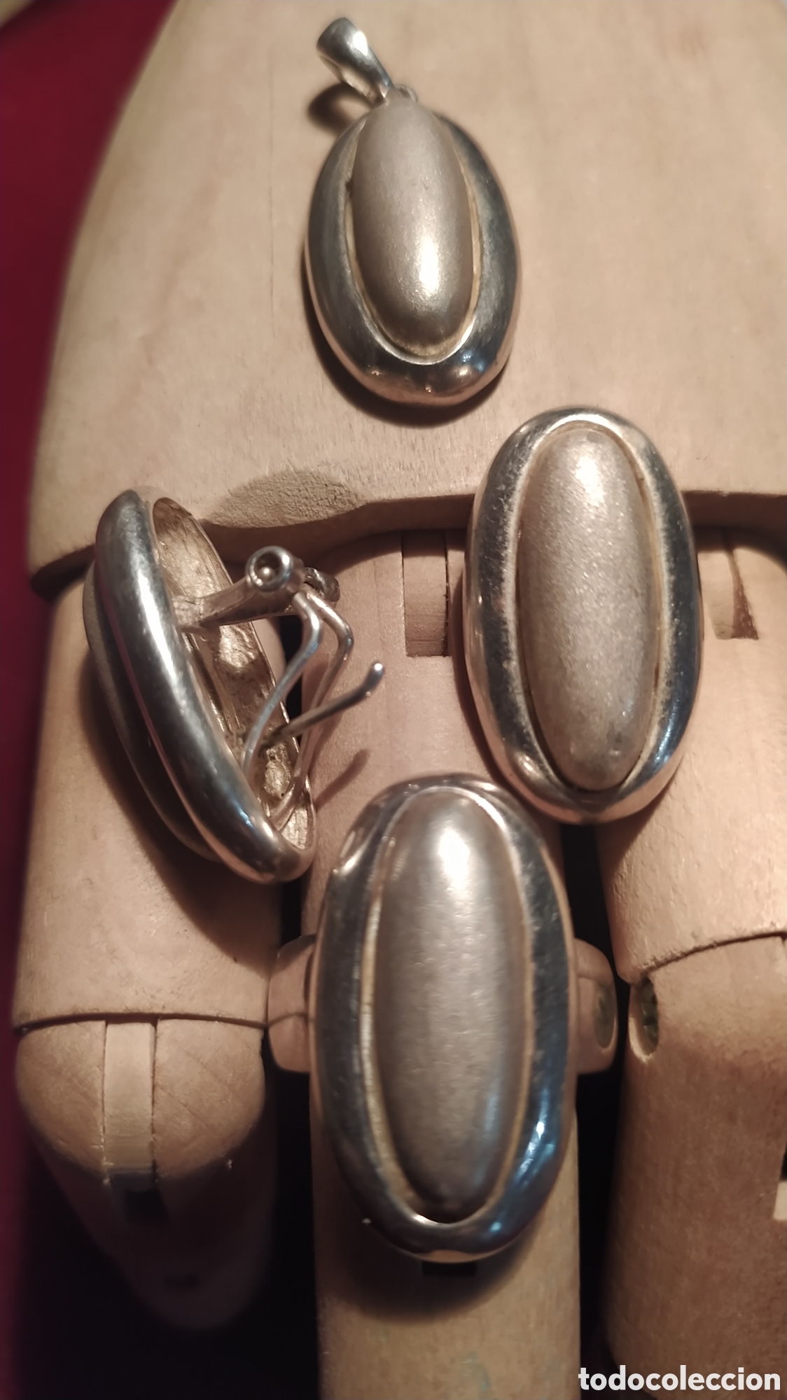 Joyeria: Anillo pendientes y colgante plata - Foto 2