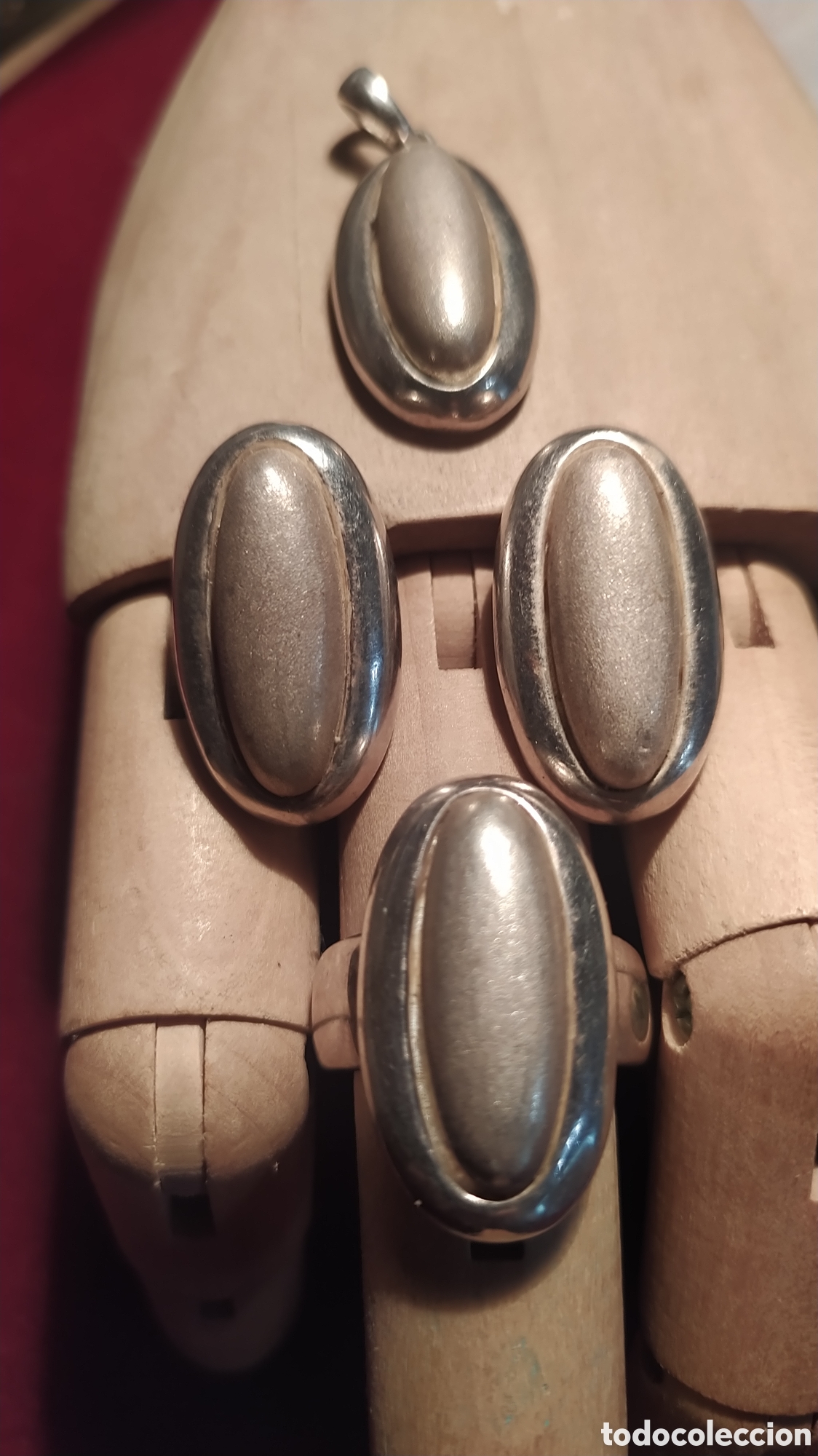 Joyeria: Anillo pendientes y colgante plata - Foto 1