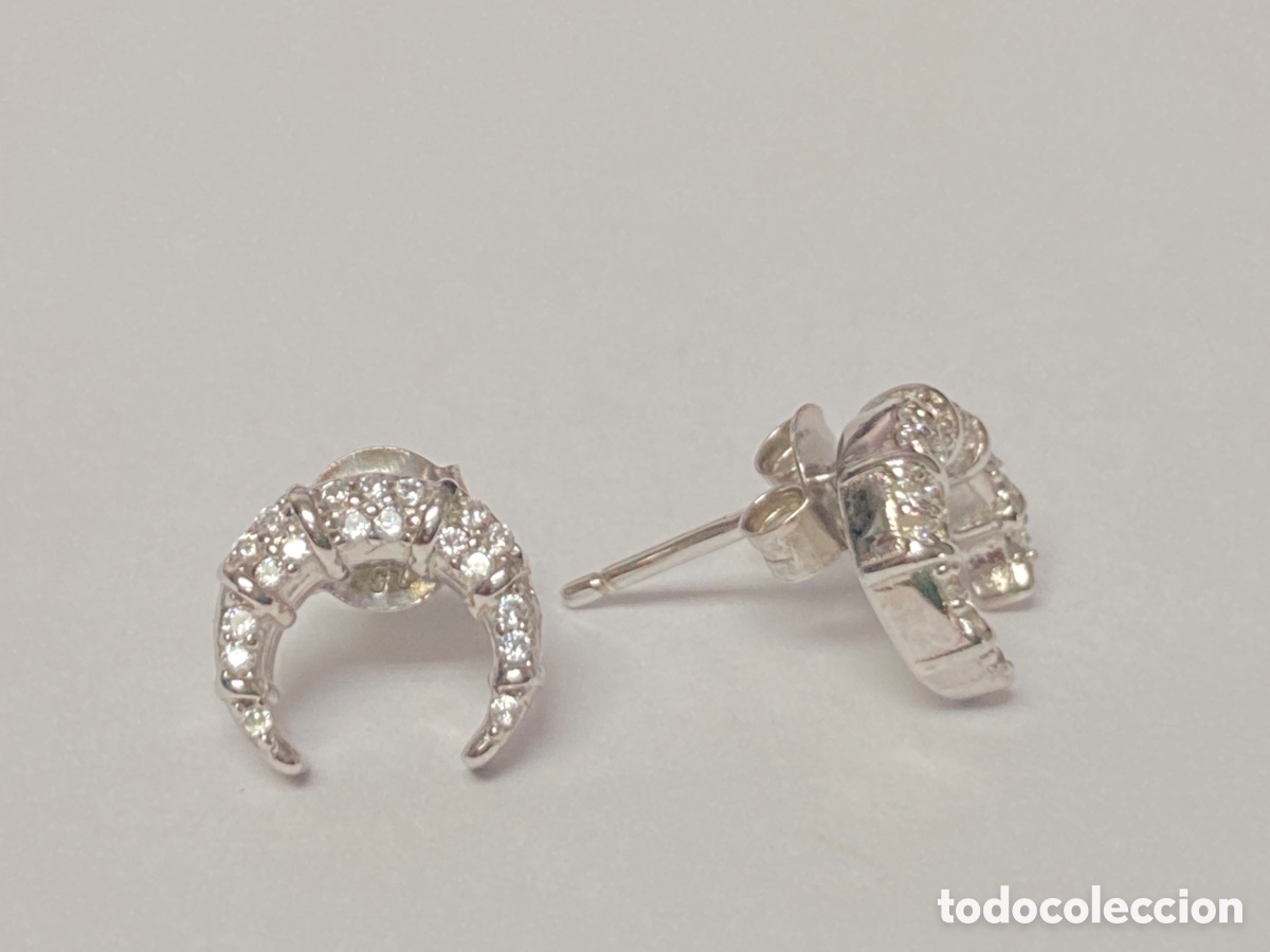 Joyeria: Pendientes de plata y circonitas / P18 - Foto 2