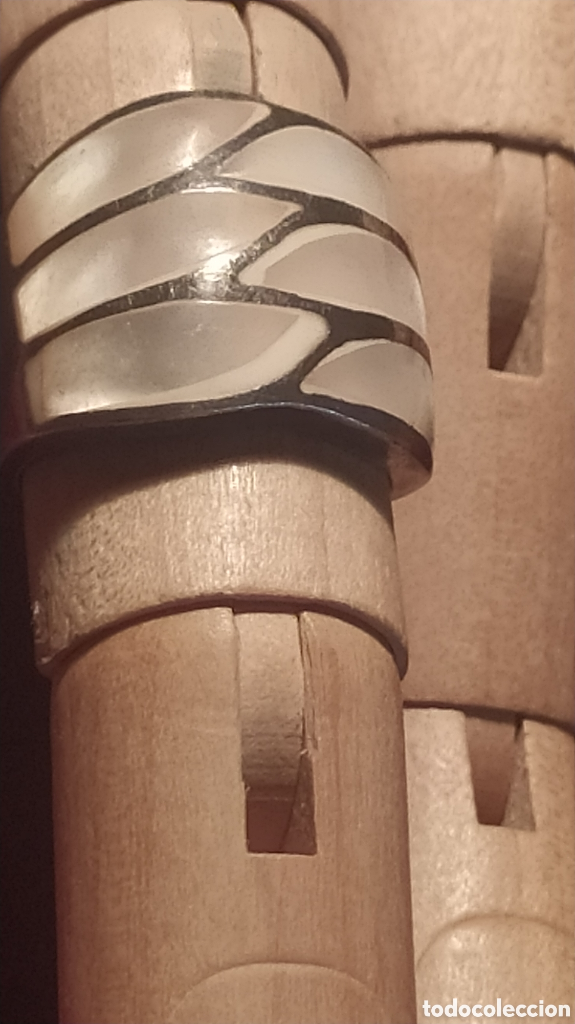 Joyeria: Anillo plata y nacar - Foto 1