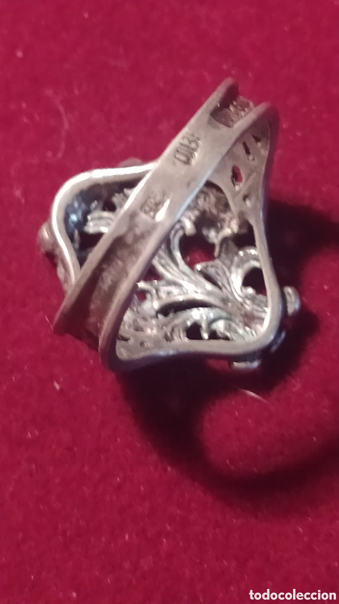 Joyeria: Anillo plata flores antiguo - Foto 3