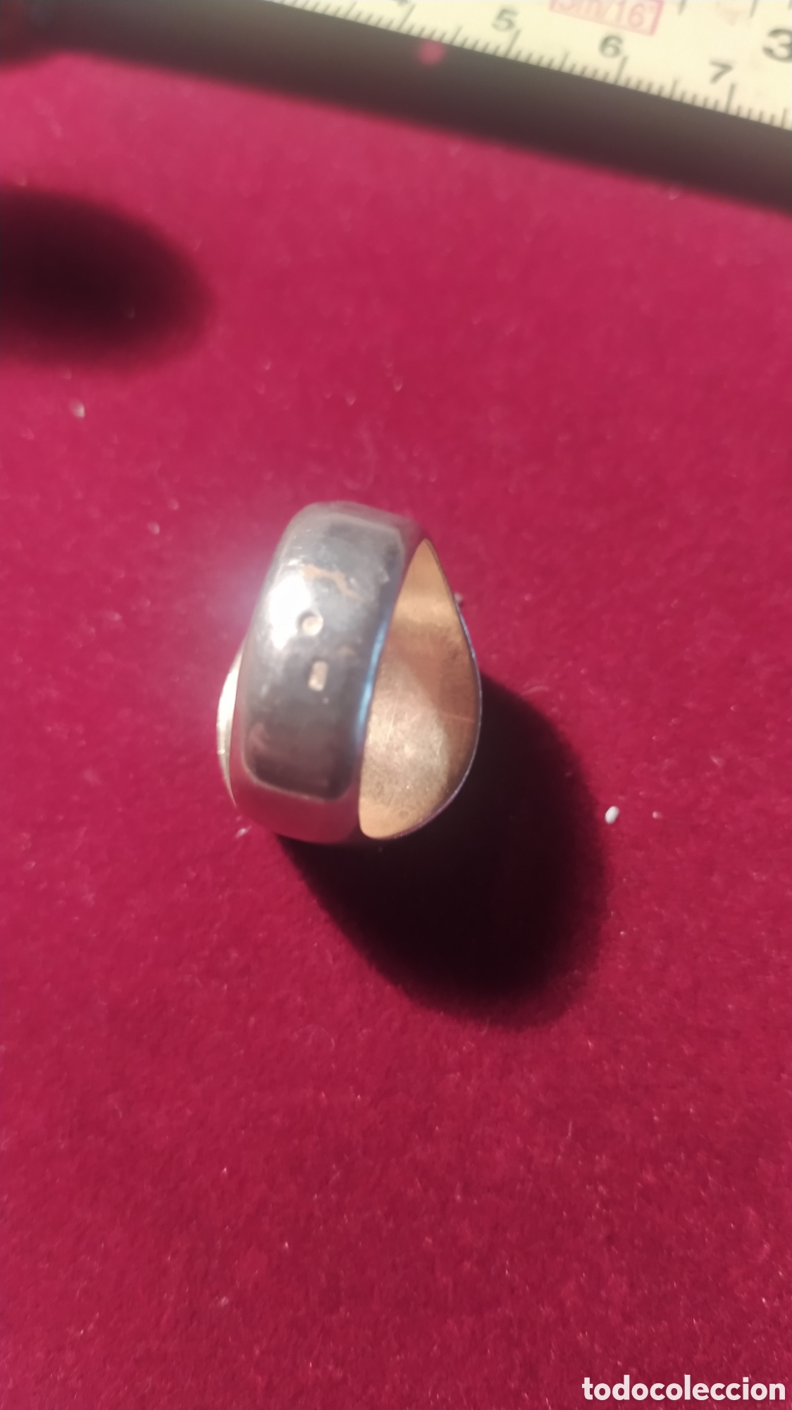 Joyeria: Sello dorado rostro hombre - Foto 3